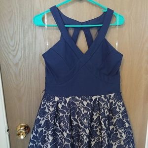~Last Chance~ Navy Floral Dress